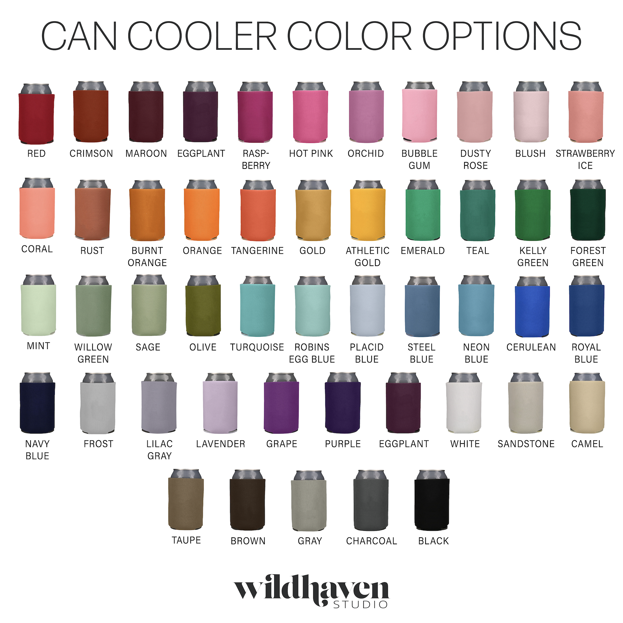 can cooler color options