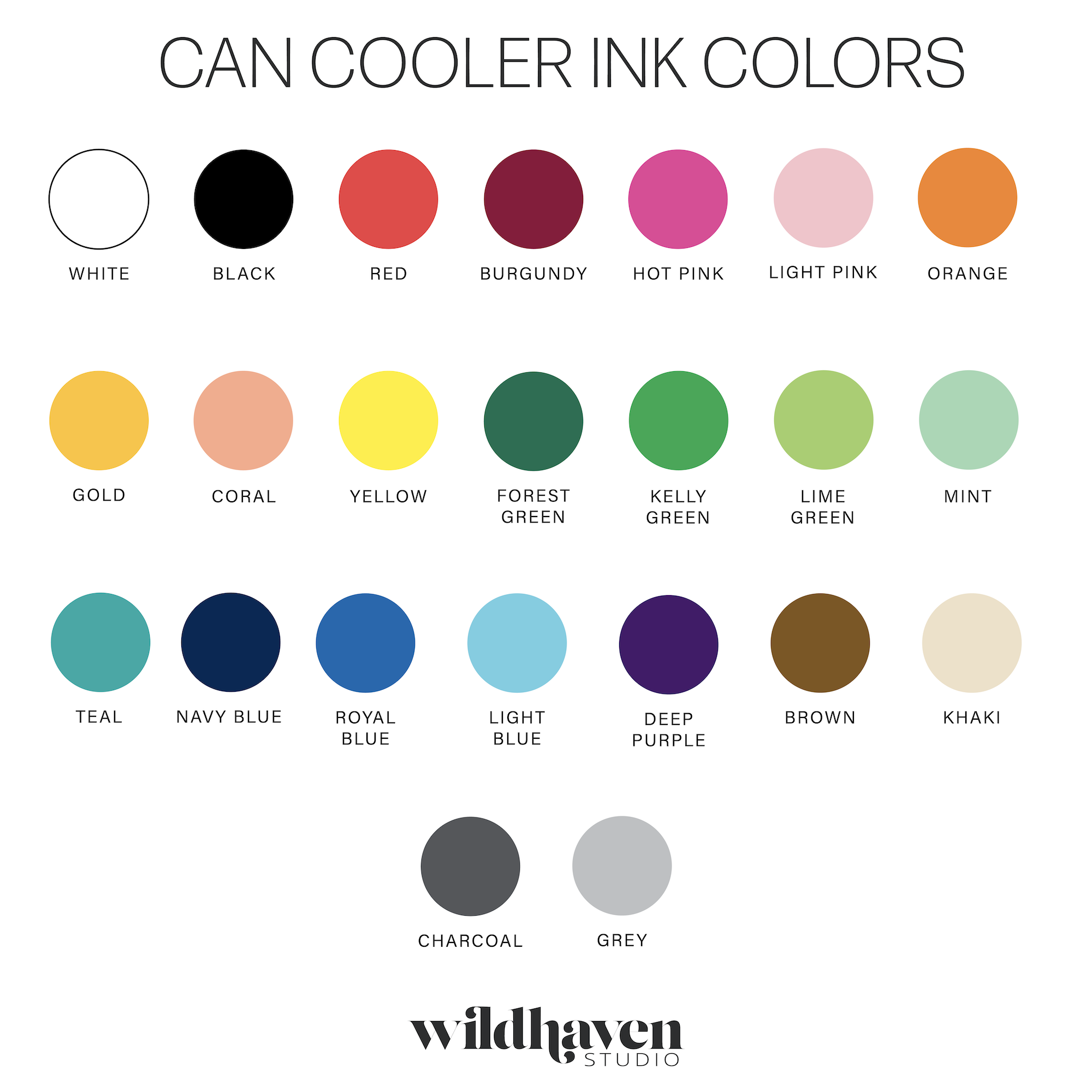 ink color options