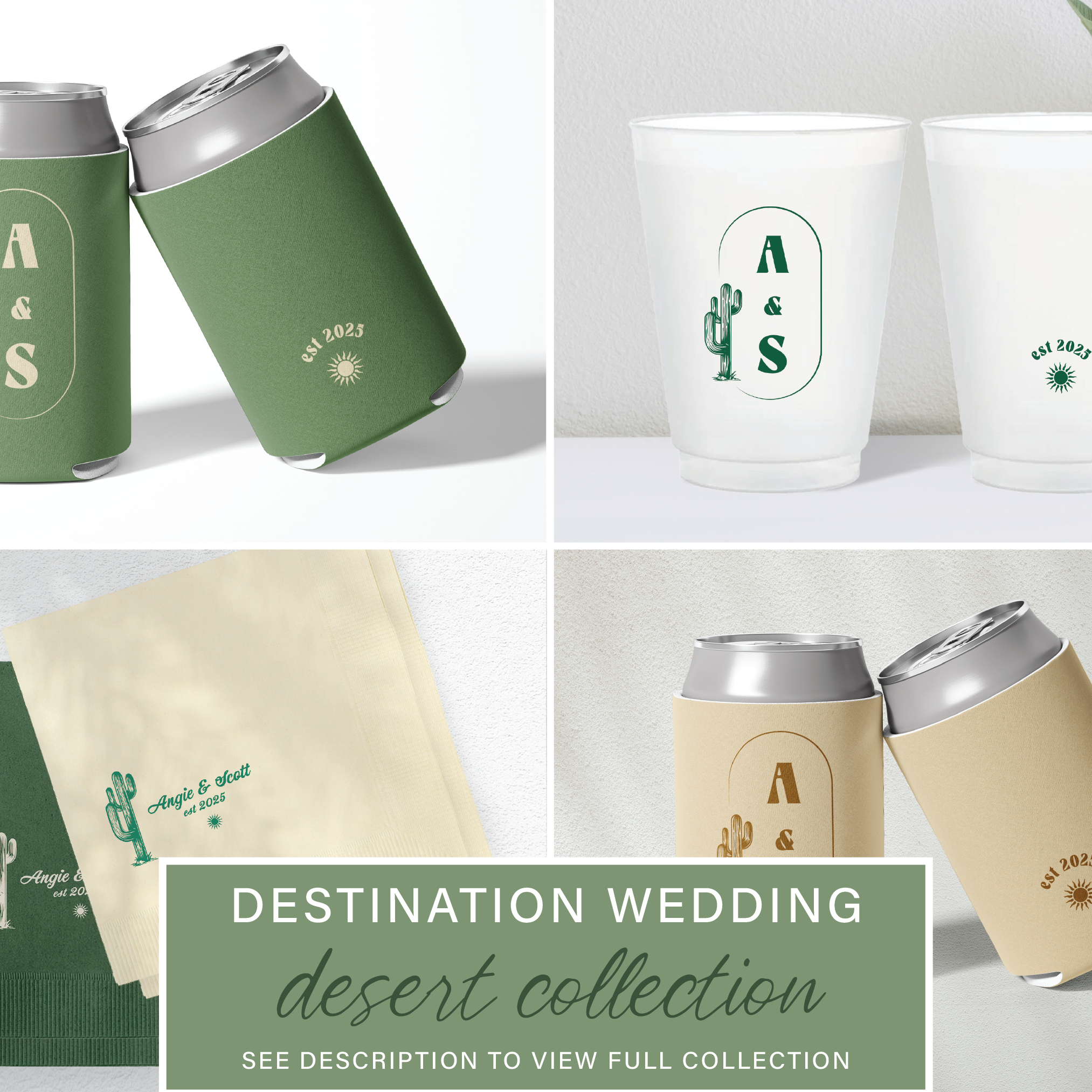 desert country wedding collection