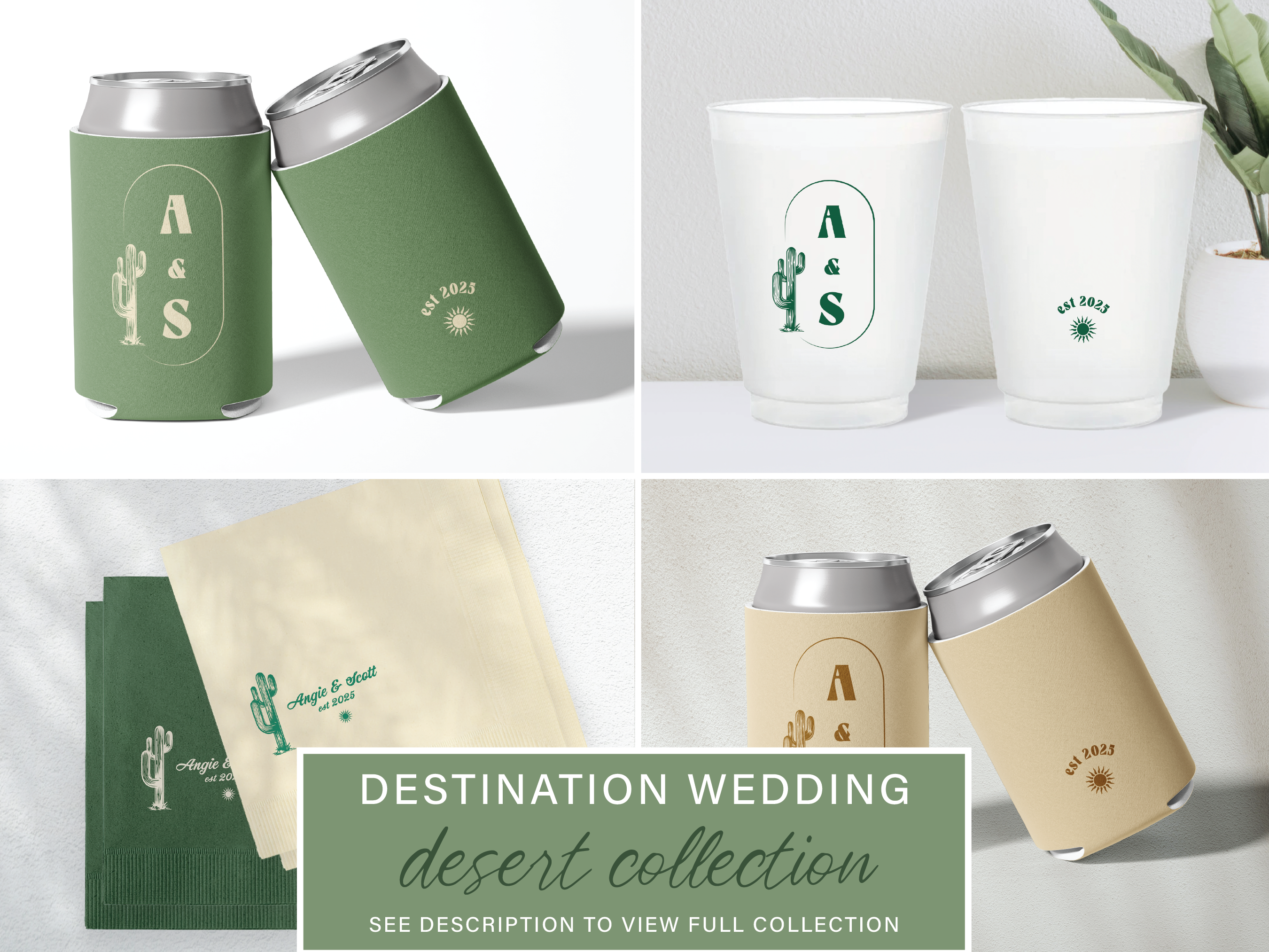 desert country wedding collection