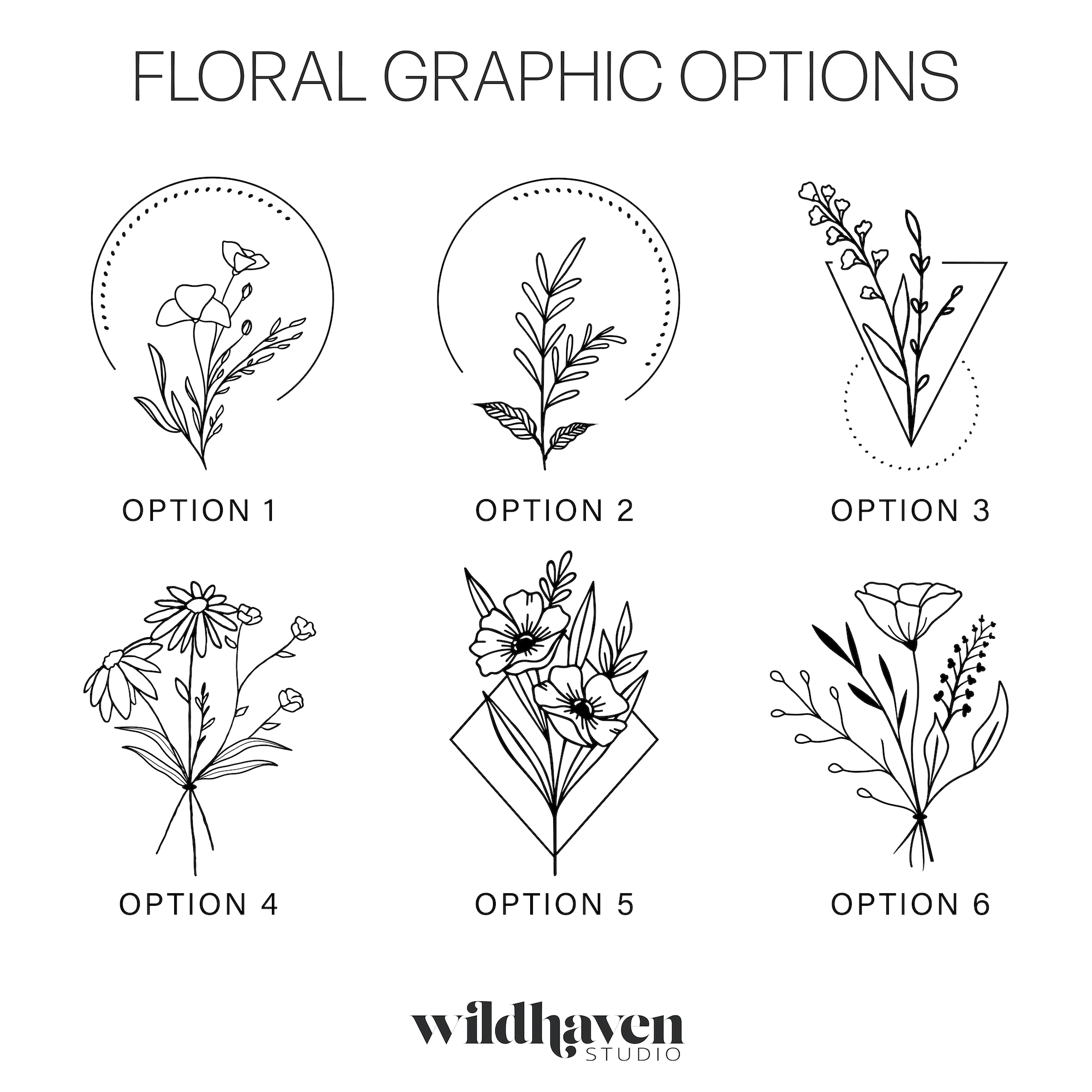 floral graphic options