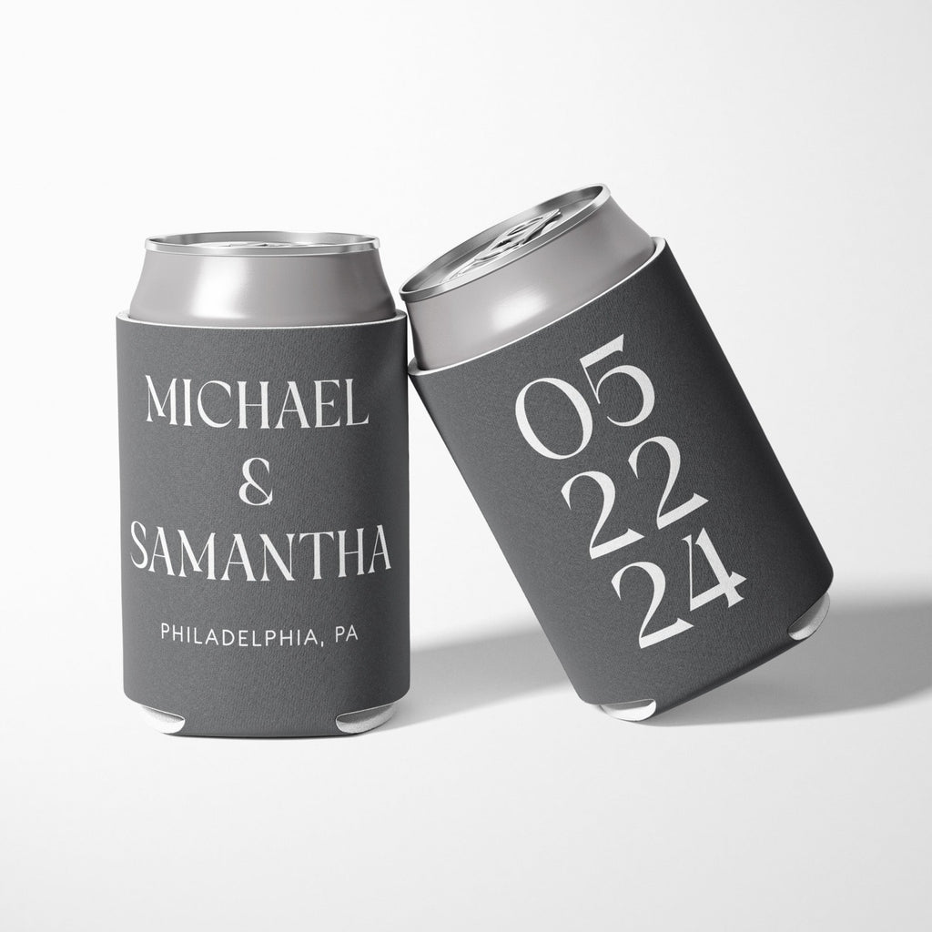 Wehrli Custom Koozie - Black & Grey