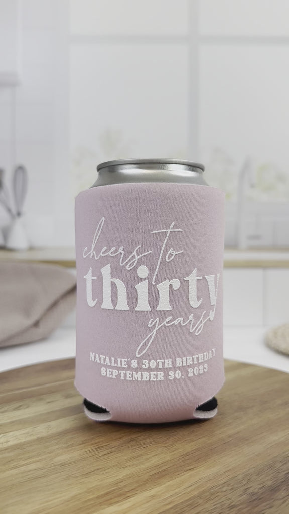 Dirty Thirty - Birthday Can Cooler #5R – Sycamore Studios