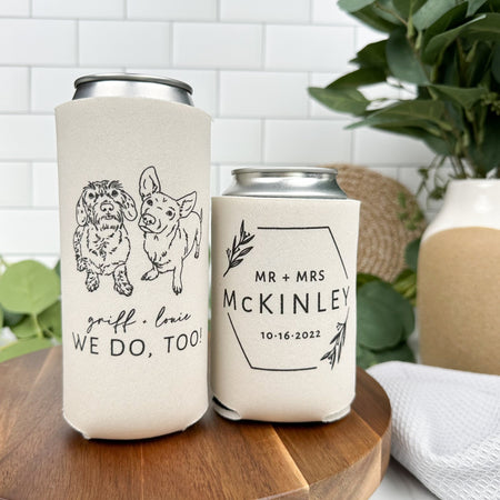 Wedding Can Cooler : Printed Samples - Foam Can 01