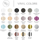 vinyl color chart for acrylic sign